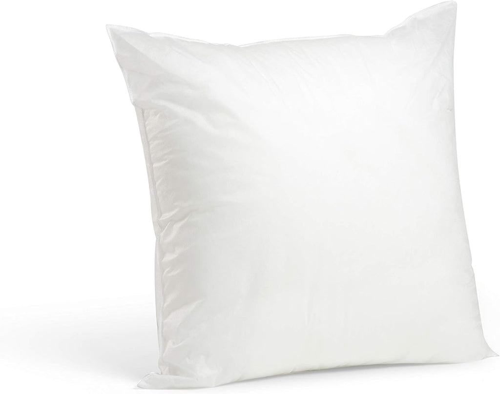 Foamily Premium Hypoallergenic Stuffer Pillow Insert Sham Square Form Polyester, 20" L X 20" W, Standard/White