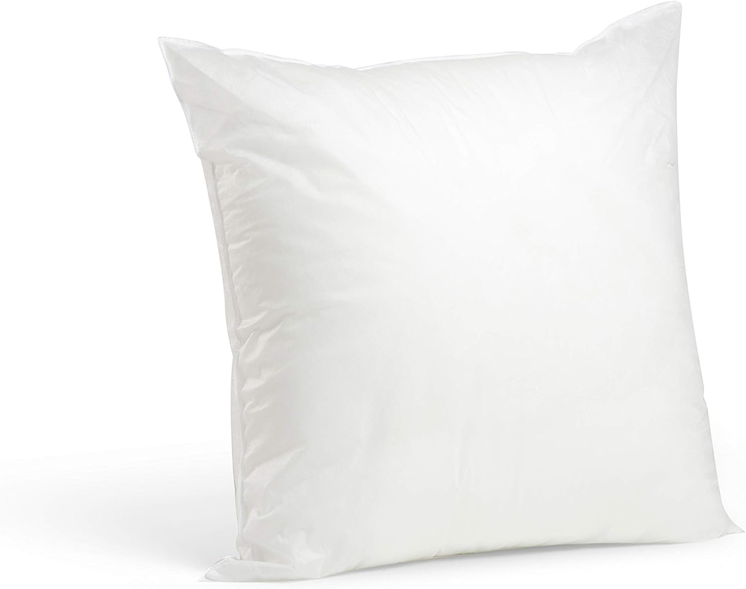 Foamily Premium Hypoallergenic Stuffer Pillow Insert Sham Square Form Polyester, 20" L X 20" W, Standard/White