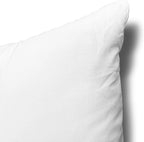 EDOW Throw Pillow Insert, Lightweight Soft Polyester Down Alternative Decorative Pillow, Sham Stuffer, Machine Washable. (White, 12x20)