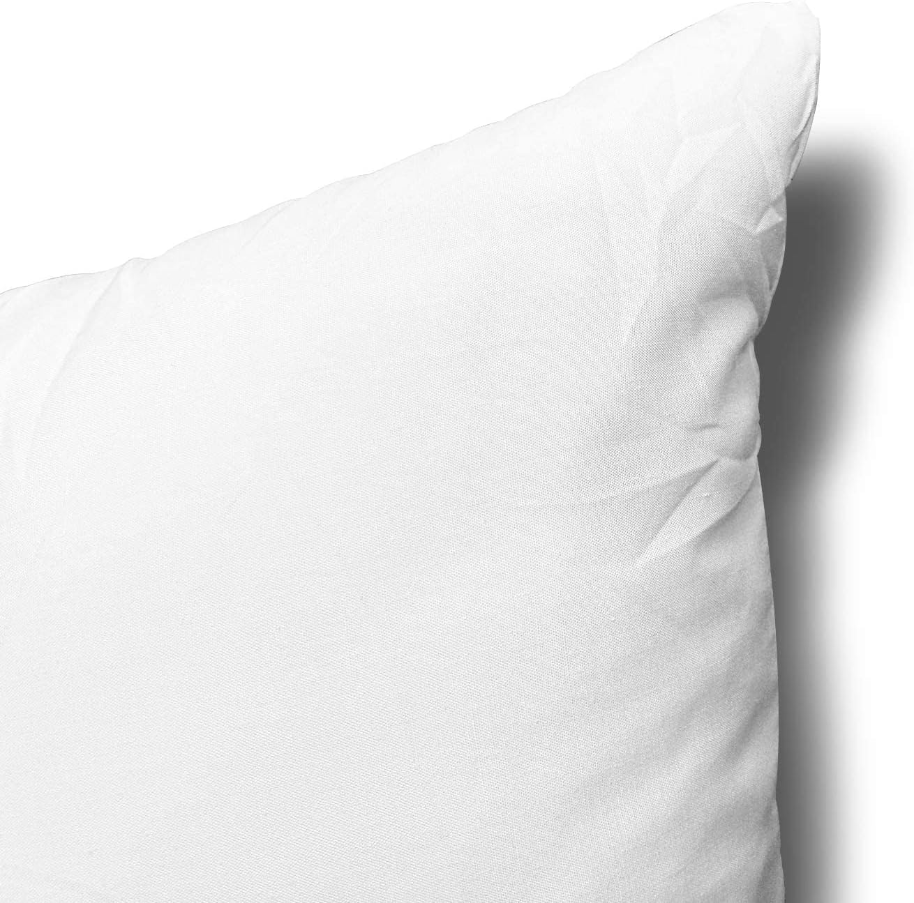 EDOW Throw Pillow Insert, Lightweight Soft Polyester Down Alternative Decorative Pillow, Sham Stuffer, Machine Washable. (White, 12x20)