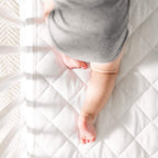 M&A STYLE Travel Cot Mattress - Fully Breathable/Removable Anti Allergenic Quilted Cover - Toddler Bedding Nursery Protector (95cm x 65cm x 5cm)