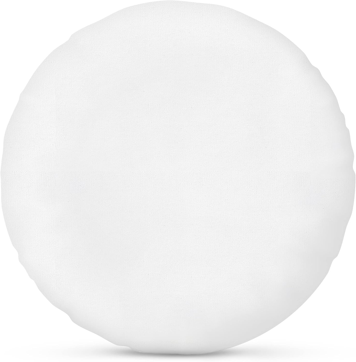 Foamily Round Throw Pillows 24" Pillow Inserts for Couch or Bed Decorative Bedding - Made in USA @ M&A STYLES LTD