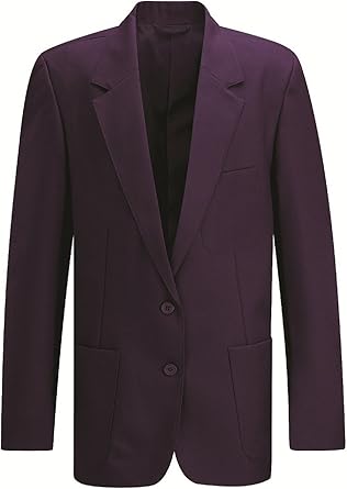 Adam Icon Girls School Uniform Blazer – Classic Tailored – Regular Fit with Pockets (Purple - Size 29)