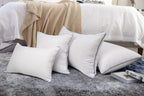 EDOW Soft Pillows for Sleeping (2 Pack),Supportive Down Alternative Polyester Micro-Fiber Filled Pillows, Brushed Cotton Cover, Machine Washable (White, Queen(20x30)) @ M&A STYLES LTD