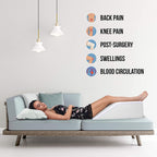 Wedge Pillow for Sleep Apnea, 12 Inch Adjustable Height Bed Wedge Pillow for Headboard, Gerd, Acid Reflux Relief, Snoring, and Post Surgery Recovery. Bed Pillow for Sitting Up in Bed
