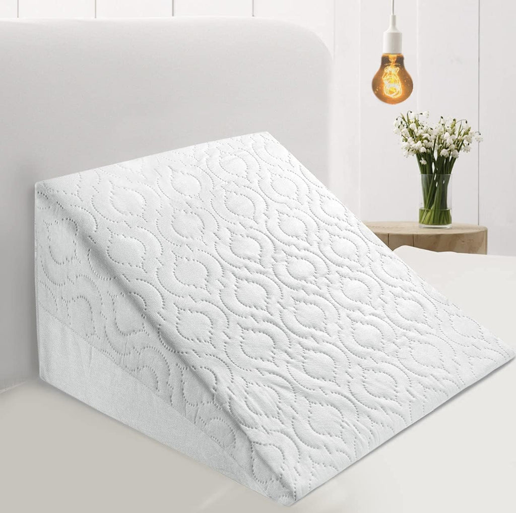 Becky Cameron Orthologics Wedge Pillow for Bed & Couch Made Foam, use as a Reading and Relax Cushion (51 x 46 x 28 cm) @ M&A STYLES