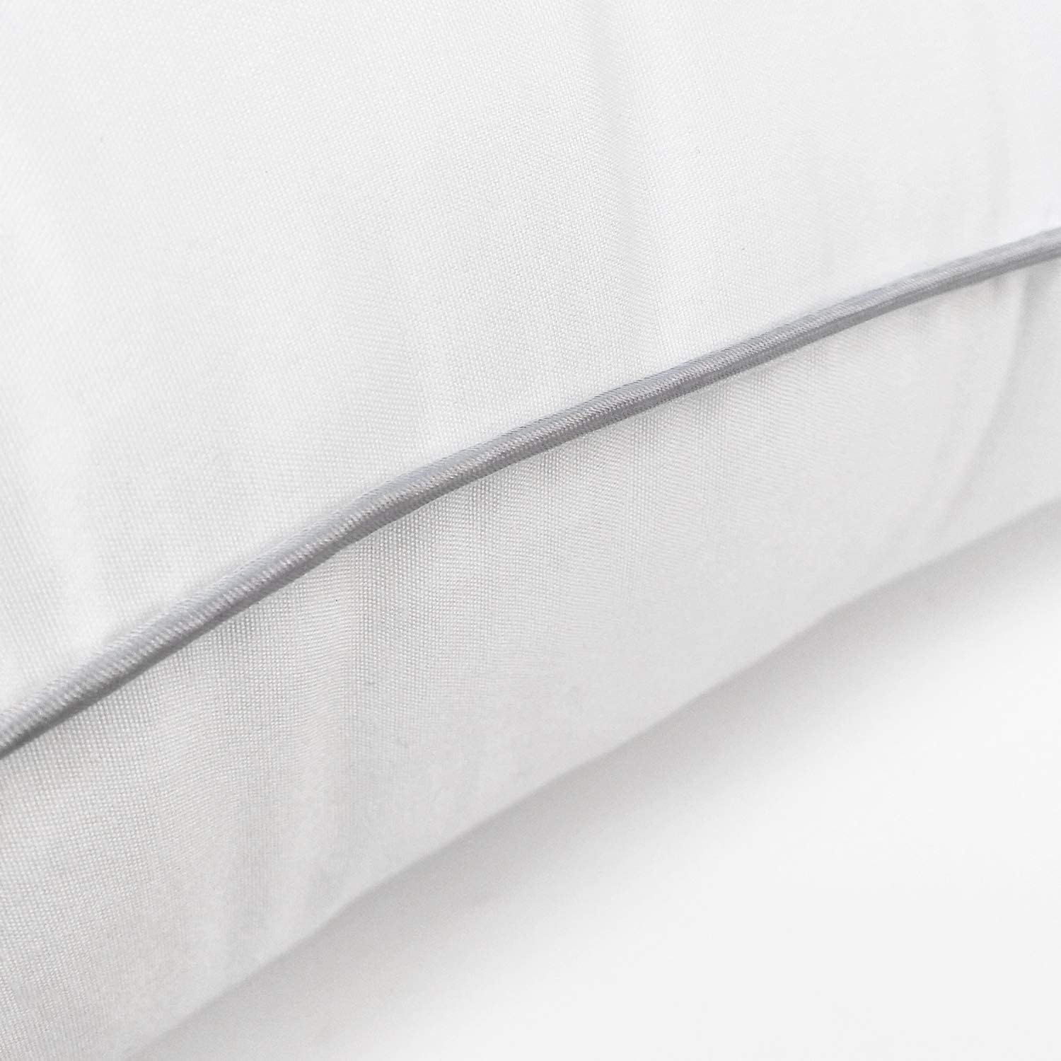 EDOW Soft Pillows for Sleeping (2 Pack),Supportive Down Alternative Polyester Micro-Fiber Filled Pillows, Brushed Cotton Cover, Machine Washable (White, Queen(20x30)) @ M&A STYLES LTD