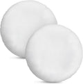 Foamily Round Throw Pillows 2 Pack 18" Pillow Inserts for Couch or Bed Decorative Bedding - Made in USA @ M&A STYLES LTD