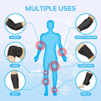 Hot and Cold Compression Ice Pack Sleeve (360° Coverage) | Pain Relief Support for Joints and Muscles, Freeze Sleeve for Knee, Elbow, Legs, Arm – Small