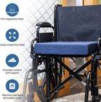 Becky Cameron Cushion for Office Chairs, Wheelchairs, FSA HSA Eligible, Scooters, Kitchen or Car Seats for Support and Height while Reducing Stress on Back, Tailbone or Sciatica. (18x16x2 inches)
