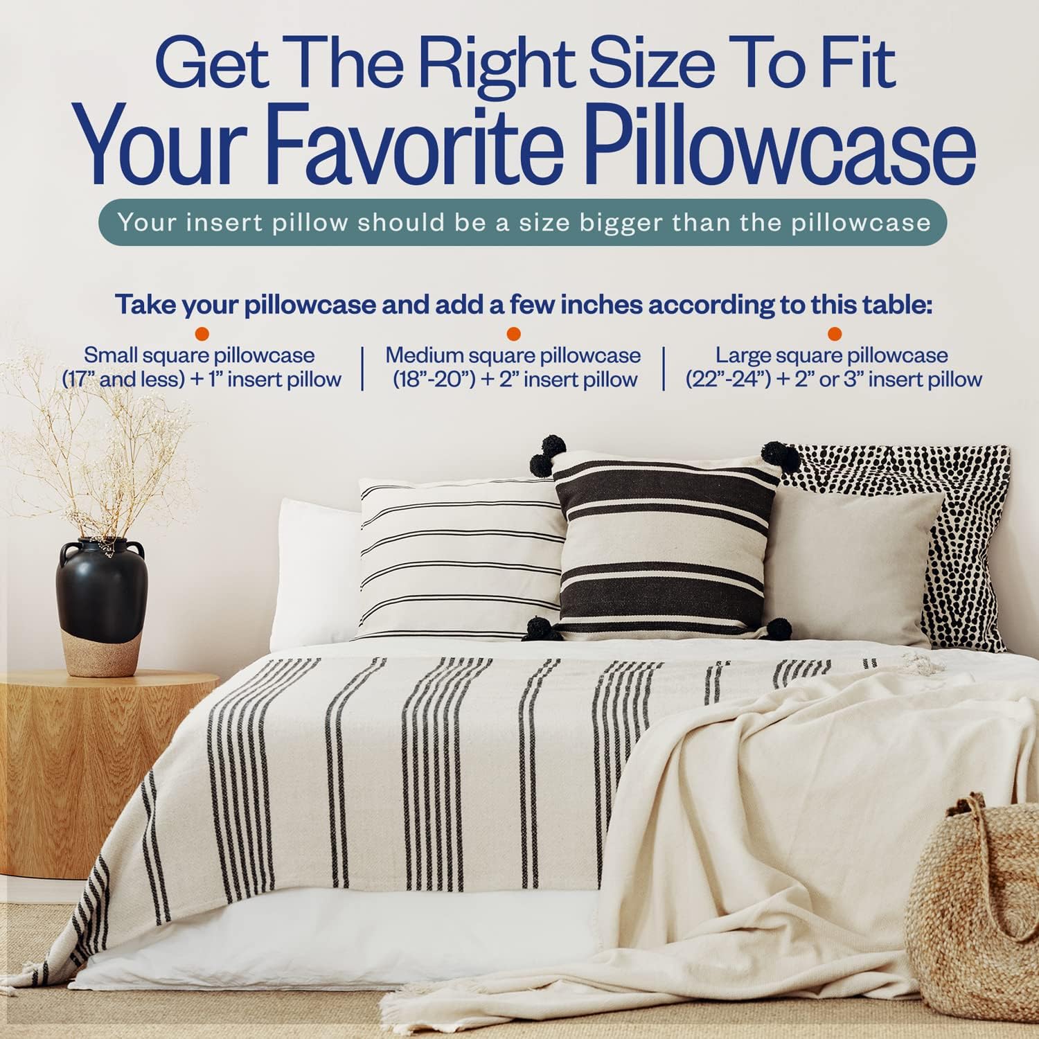Sleep Restoration Cushion Inner Pads (Pack of 2), 40 x 40 cm (16" x 16") Throw Pillow Inserts, Hollowfibre Pillows for Sofa and Couch (White)