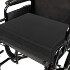 Bedding Studio Chair Cushion - Memory Foam Seat for Spine Health, Orthopedic Lumbar Support, Sciatica & Tailbone Pain Relief - Reduce Back Ache Improve Posture, Waterproof PU Cover (18" x 16" x 4")