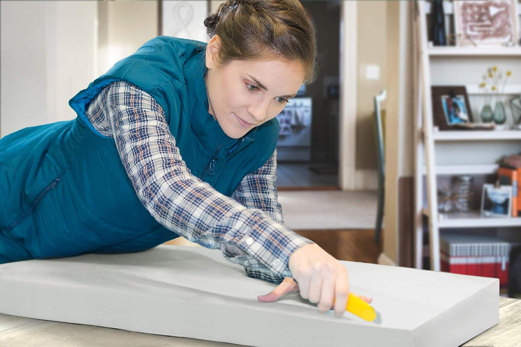 FOAMSPOT 5" Height x 24" Width x 72" Length 1.8 Density 44ILD (Firm) Upholstery Foam Cushion Made in USA