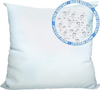 Foamily Premium Outdoor Water Resistant Stuffer Pillow Throw Inserts Sham Square Form, 28" L X 28" W, Standard/White @ M&A STYLES LTD